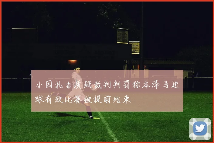 小因扎吉质疑裁判判罚称本泽马进球有效比赛被提前结束